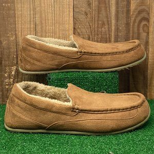 Deer Stags Slipperooz SPUN Slippers Indoor Outdoor SUPRO Sock Mens SZ 12